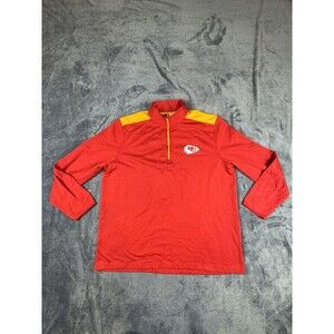 Kansas City Chiefs Shirt Mens 2XL Red Yellow Pullover NFL Football Team Apparel